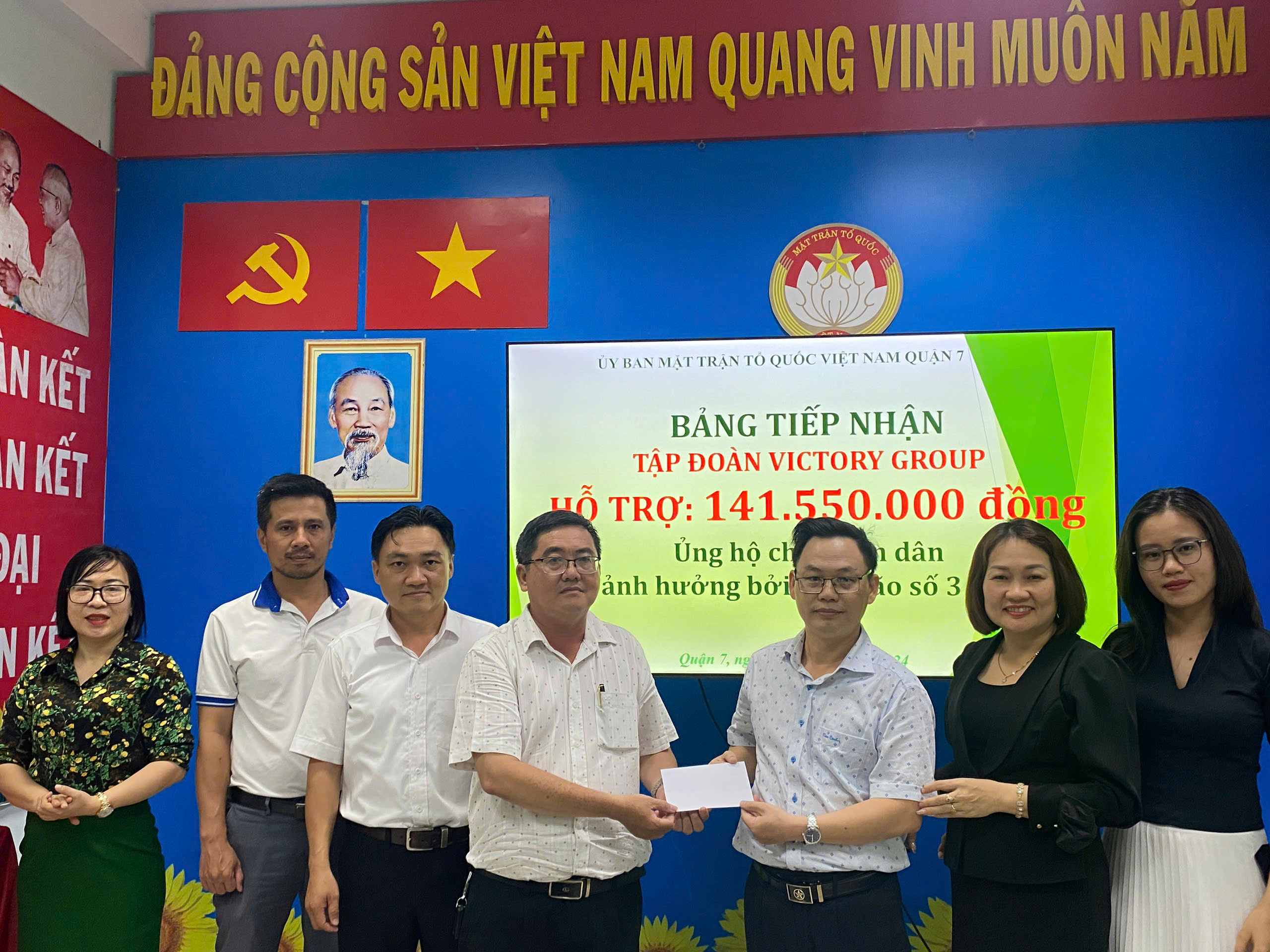 Victory Group chung tay hỗ trợ người dân ảnh hưởng bởi bão Yagi