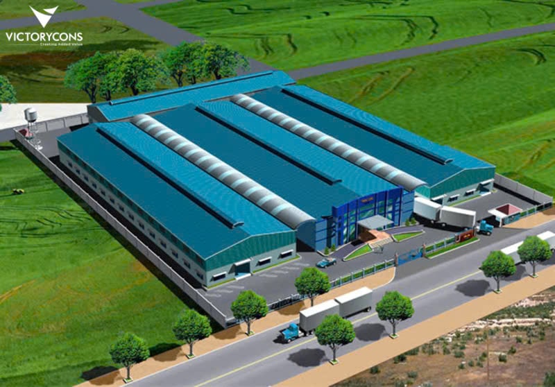 Chi phí xây nhà xưởng trên 1000m2